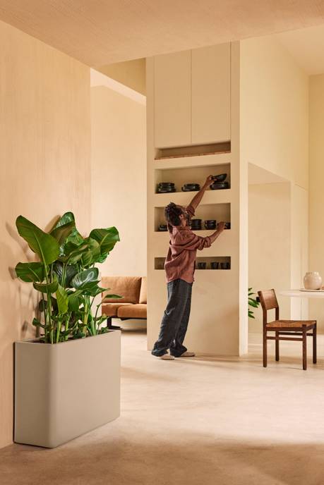 june brick divider 80cm greige